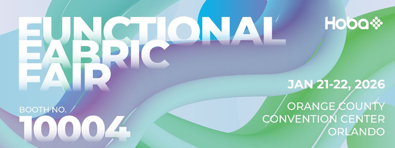 Hoba at the first Functional Fabric Fair in Orlando!